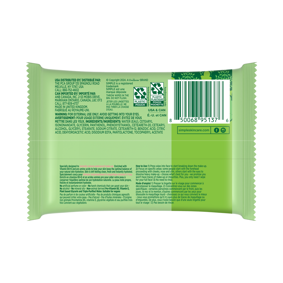 Kind to Skin Cleansing Wipes